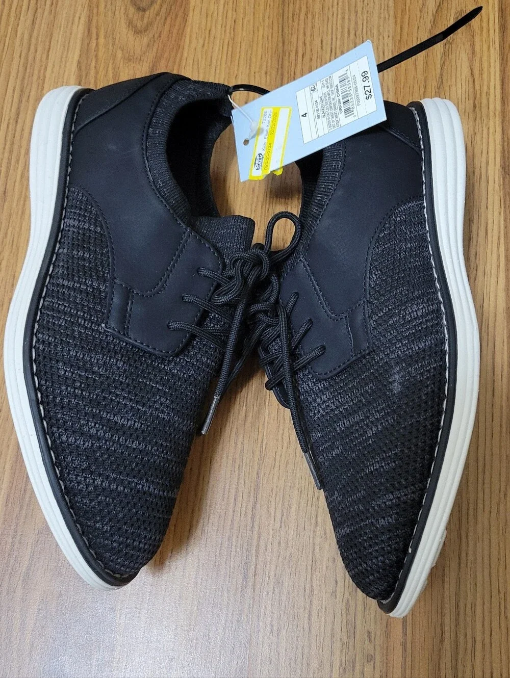 Nwt Cat & Jack Boys Elijah Knit Oxford Dress Shoe